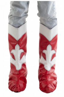 Накладки Дед Мороза красные