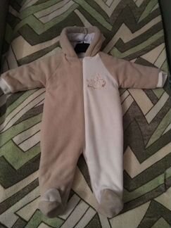 Комбинезон флисовый утепленный 68
