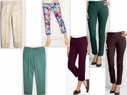 Укороченные брючки J.Crew, Lands