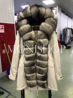 Парка с натуральным мехом