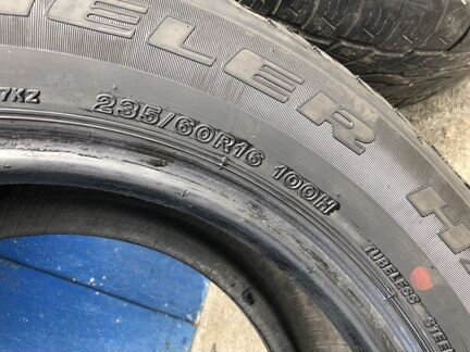 Bridgestone dueler h t 235/60/r16 - 3 шт