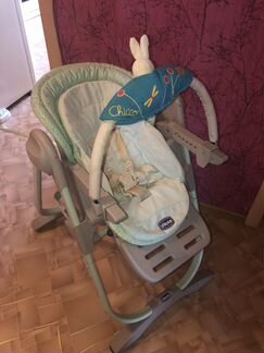 Стульчик chicco polly magic aquarelle