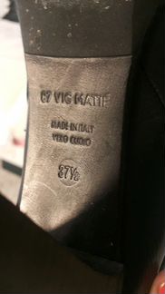 Сапоги кожаные на каблуке