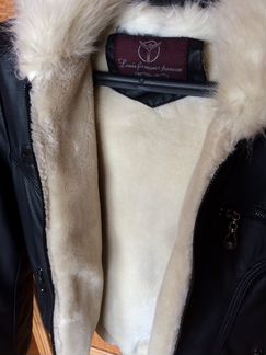 Зимняя женская кожаная куртка