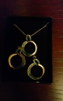 Бижутерия Комплект Серьги и Колье