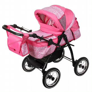 Коляска-трансформер «Пилот», надувные колёса, роз