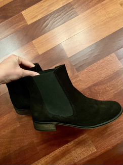 Ботильоны/ботинки из натуральной замши