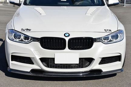 Передняя карбоновая губа для BMW F30 3-series