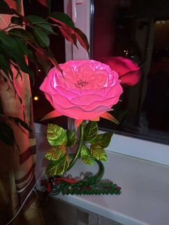 Светильник в виде цветка на заказ
