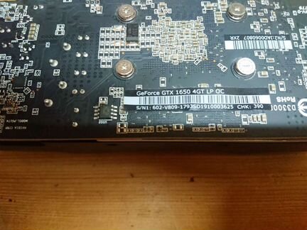 MSI geforce gtx 1650 4GT LP OC