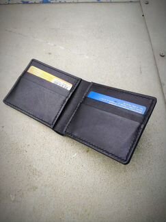 Кошелек бифолд натуральная кожа