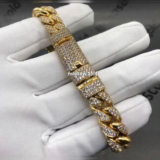 Золотой браслет с бриллиантами