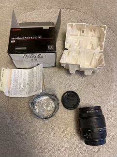 Объектив sigma 18-200 f 3.5-6.3 II DC