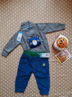 Свитер и брючки (всё новое) faberlic, разм 80