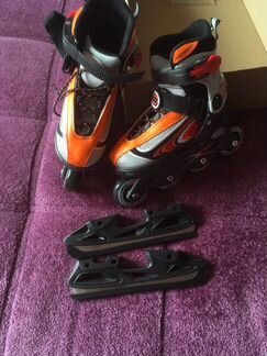 Ролики + коньки + защита