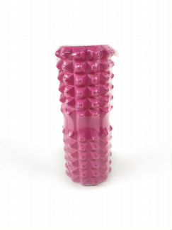 Ролик для йоги массажный 33*12 см GO DO (0,9 кг, розовый)