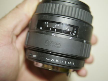 Простая sigma pentax 35-80мм с автофокусом