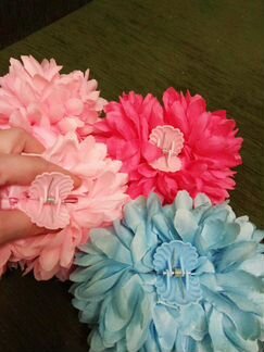 Заколки для волос,краб,цветок