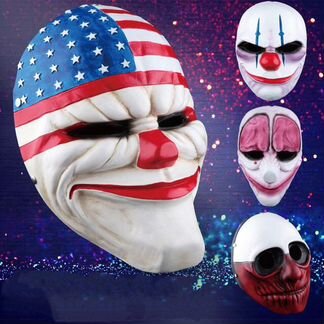 Маски Клоуны Payday 2 Хэллоуин