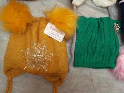 Шапки на детей и взрослых