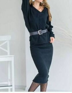Комплект зефир vitalyandress xs s чёрный