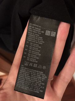 Платье хлопковое чёрное Uniqlo M