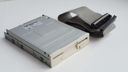Флоппи-дисковод FDD Samsung SFD-321B с шлейфом