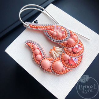 Брошь Креветка