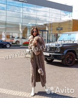 Кардиган с мехом