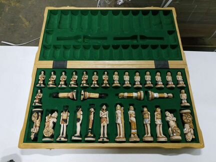 Большие шахматы Египет камень