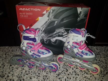 Ролики Reaction Rainbow 26-31рр новые