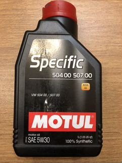 Масло моторное Motul Specific 5w30 504-507 1л
