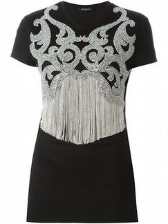 Футболка balmain оригинал с кристаллами