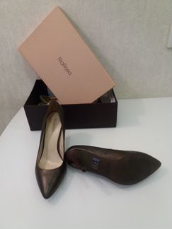 Туфли коричневые Эконика