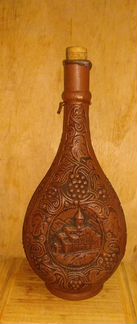 Бутылка глиняная 30см