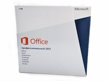 Microsoft Office 2013 / В коробке с ключом