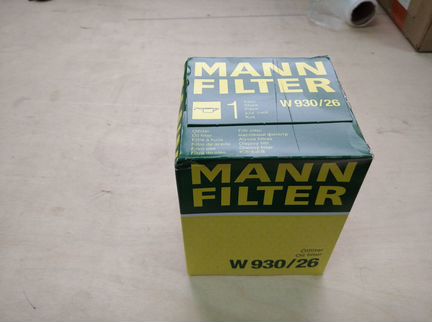 Фильтр масляный mann-filter (W930/26)