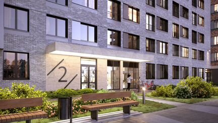 1-к апартаменты, 41.8 м², 2/12 эт.