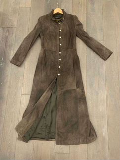 Кожанное(в ощущениях замша) женское пальто Guerrie