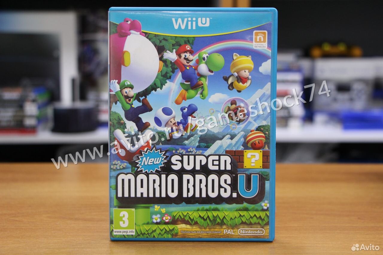 83512003625  New super Mario Bros - Wii U Б.У (Обмен) 
