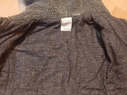 Теплая кофта для девочки Zara размер 80-86