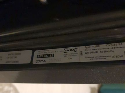 Духовой шкаф Икея