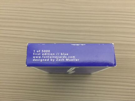 Игральные карты Fontaine - синие