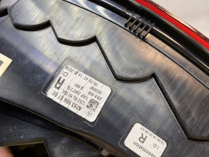 Фонарь правый mercedes GLC coupe 253