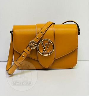 Новая сумка женская LV Pont 9 Louis Vuitton желтая