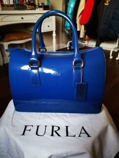 Сумка Furla Candy Bag синего цвета (оригинал)