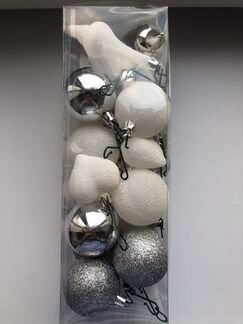 Ёлочные украшения пластиковые