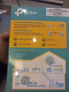Tp-link AV600 комплект в коробке