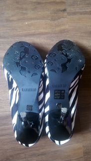 Туфли кожаные Rafaello под зебру