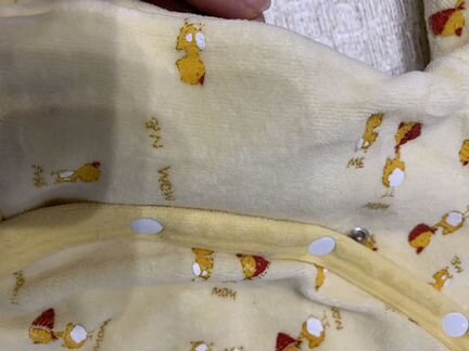 Кофточка велюровая утеплённая 68 размер